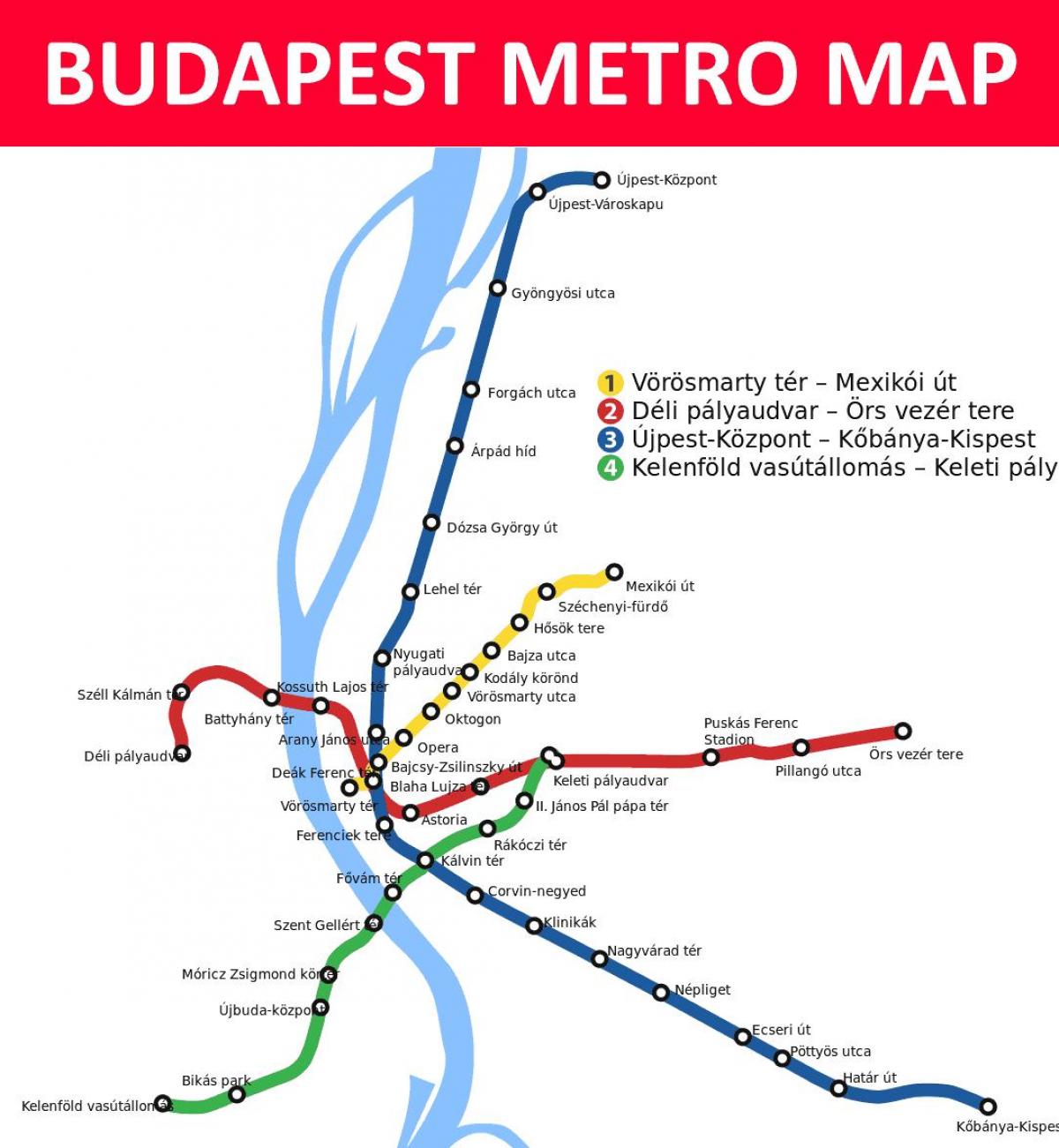 מפה של בודפשט קלטי