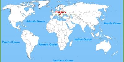 מפת העולם הונגריה בודפשט