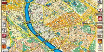 מפת הפארק העירוני של בודפשט