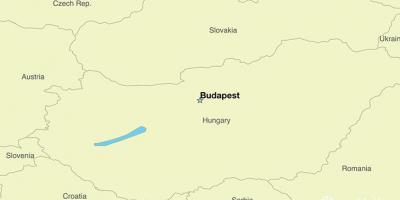 הונגריה בודפשט המפה של אירופה.