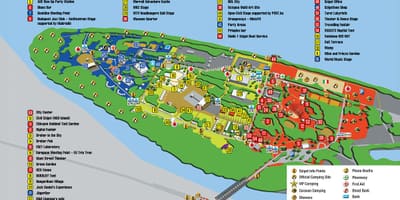 מפה של sziget בודפשט